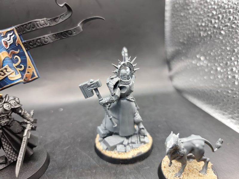 Age of Sigmar: Stormcast Eternals Knight-Vexillor with Banner of Apotheosis and Lord-Imperatant (AW073) - 7th City