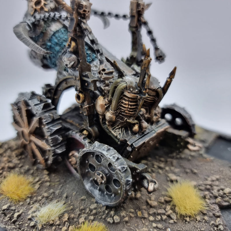 Age of Sigmar/Warhammer Fantasy: Slaves to Darkness Warriors of Chaos Metal Hellcannon - Well Painted (AU010) - 7th City