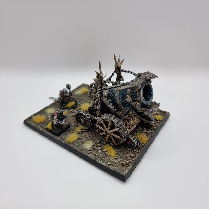 Age of Sigmar/Warhammer Fantasy: Slaves to Darkness Warriors of Chaos Metal Hellcannon - Well Painted (AU010) - 7th City