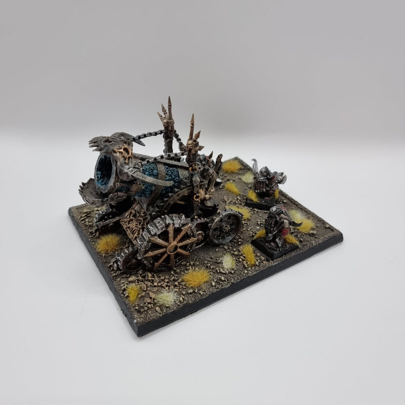 Age of Sigmar/Warhammer Fantasy: Slaves to Darkness Warriors of Chaos Metal Hellcannon - Well Painted (AU010) - 7th City