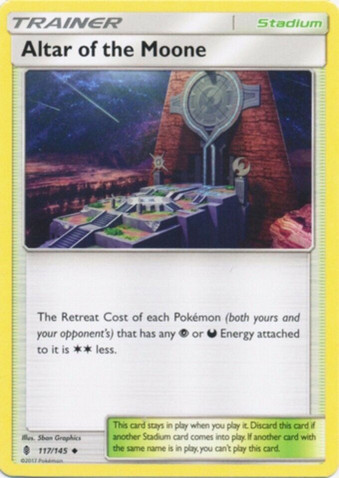 Altar of the Moone - 117/145 - Uncommon - Sun & Moon: Guardians Rising - 7th City