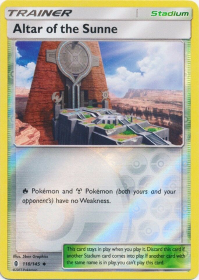 Altar of the Sunne - 118/145 - Uncommon - Sun & Moon: Guardians Rising - 7th City