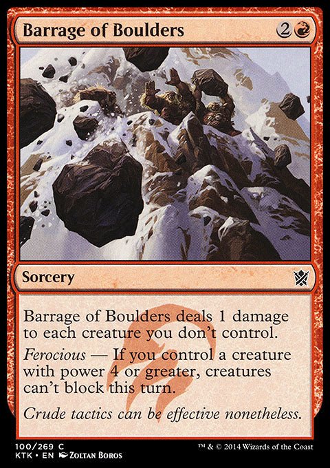 Barrage of Boulders - 7th City