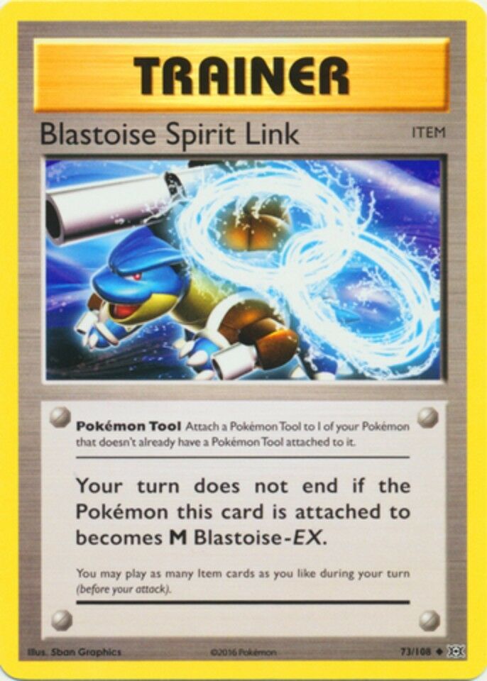 Blastoise Spirit Link - 73/108 - Uncommon - XY Evolutions - 7th City