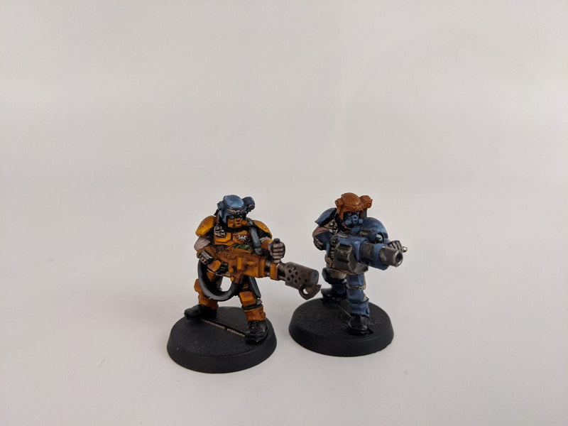 Cadians with Flamethrower and Grenade Launcher OOP AA093 - 7th City