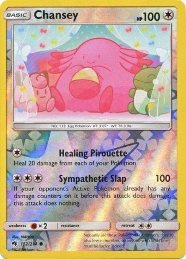 Chansey Reverse Holo - 152/214 - Common - Lost Thunder - 7th City