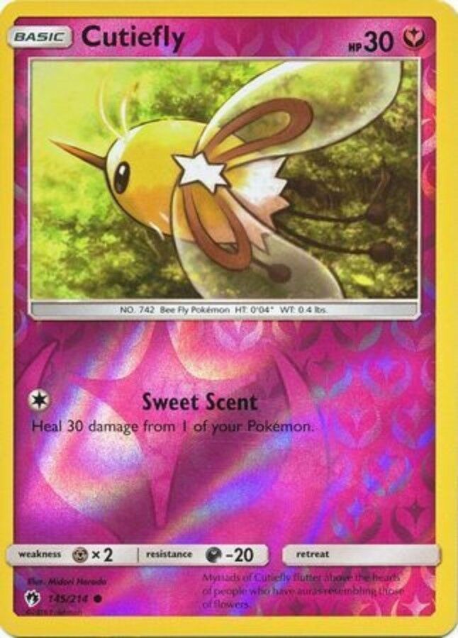 Cutiefly Reverse Holo - 145/214 - Common - Lost Thunder - 7th City