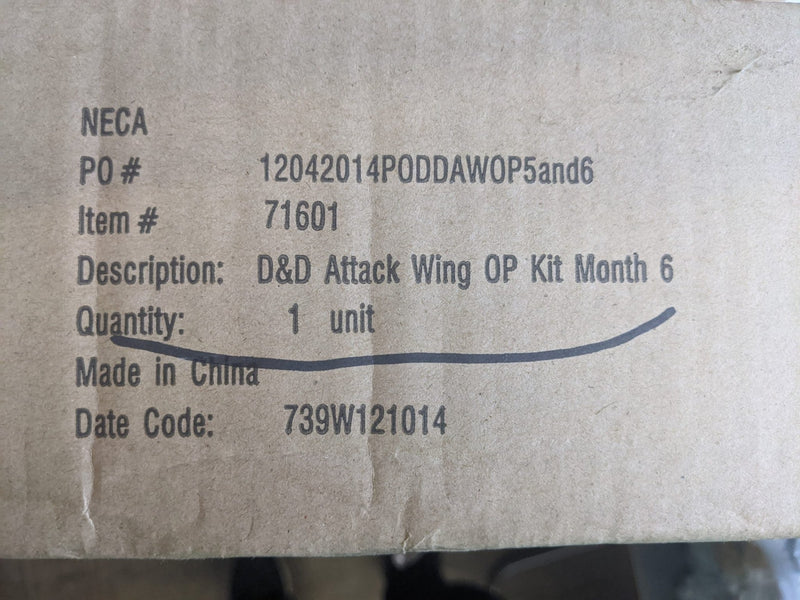 D&D Attack Wing OP Kit Month 6 Sealed - 7th City