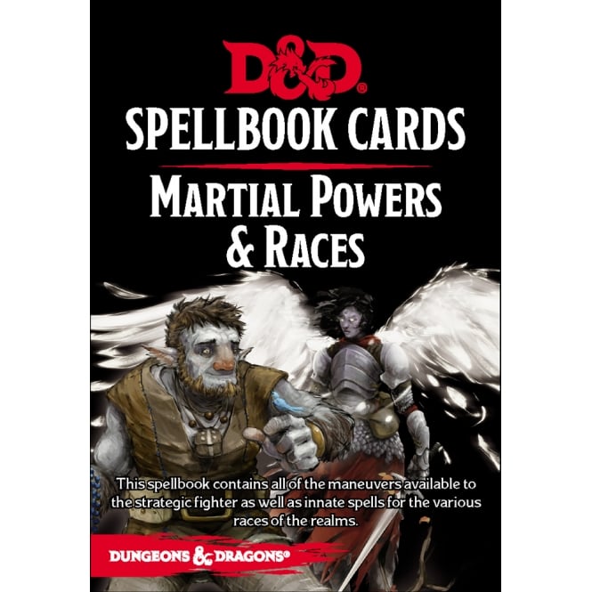 D&D Spellbook Cards: Martial Powers & Races - 7th City