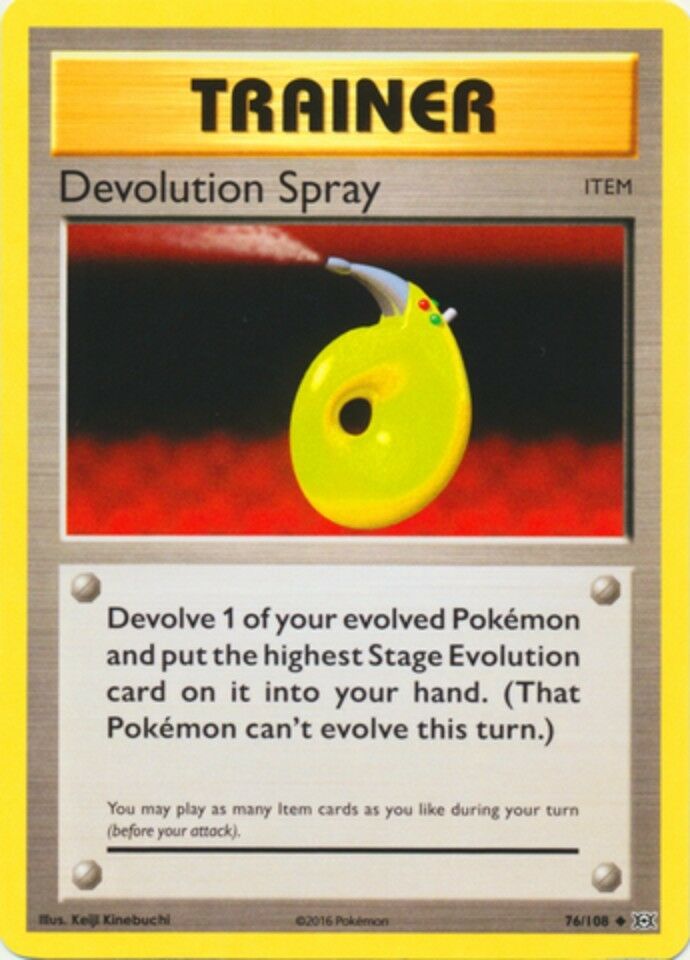 Devolution Spray - 76/108 - Uncommon - XY Evolutions - 7th City