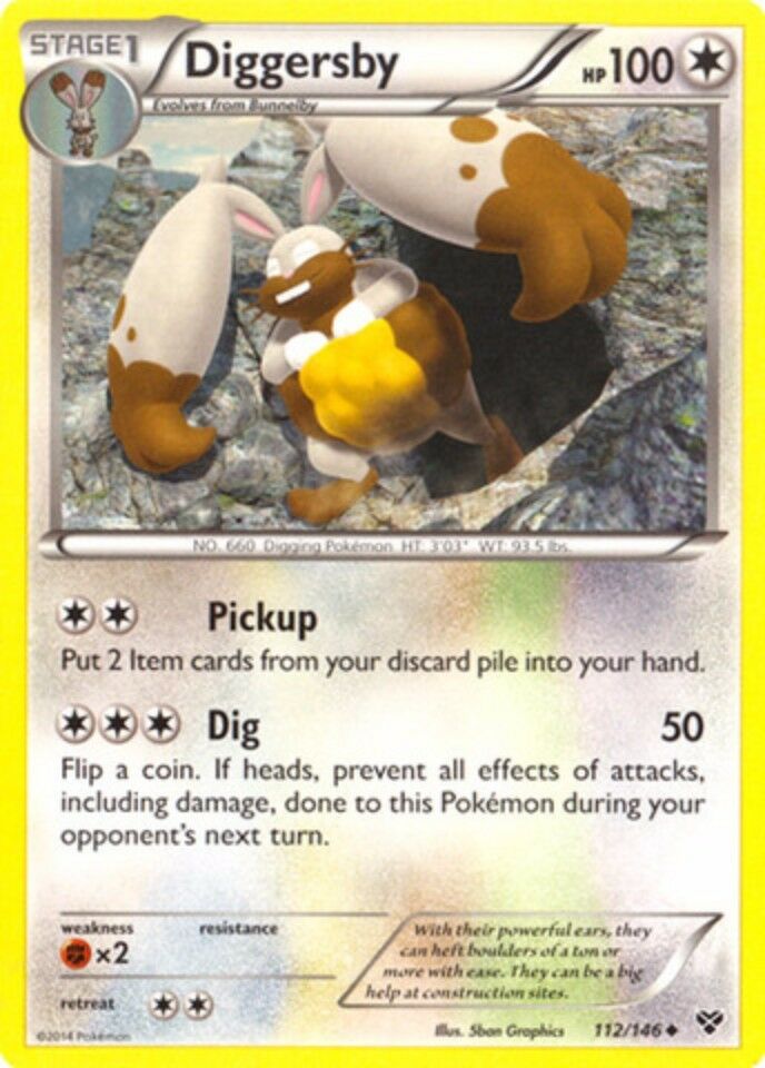 Diggersby - 112/146 - Uncommon - XY Base Set - 7th City