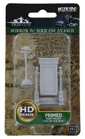 Mirror & Bird On Stand