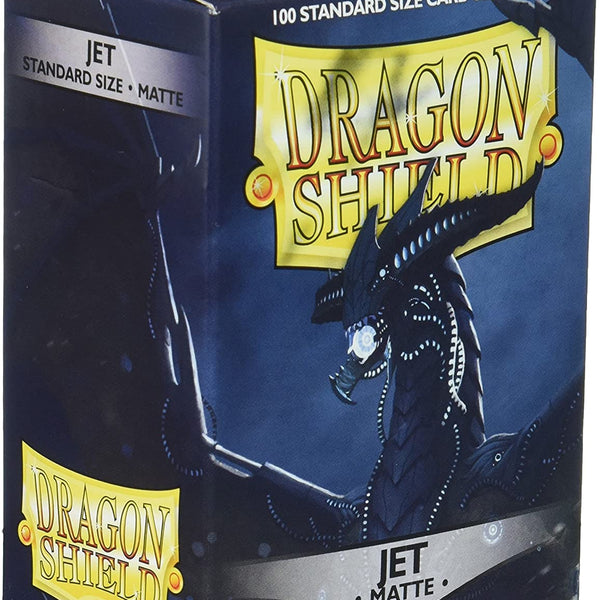 Dragon Shields: Jet Matte 100