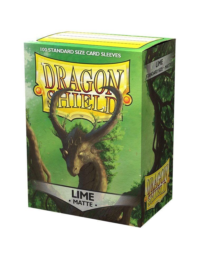 Dragon Shields: Lime Matte 100 - 7th City
