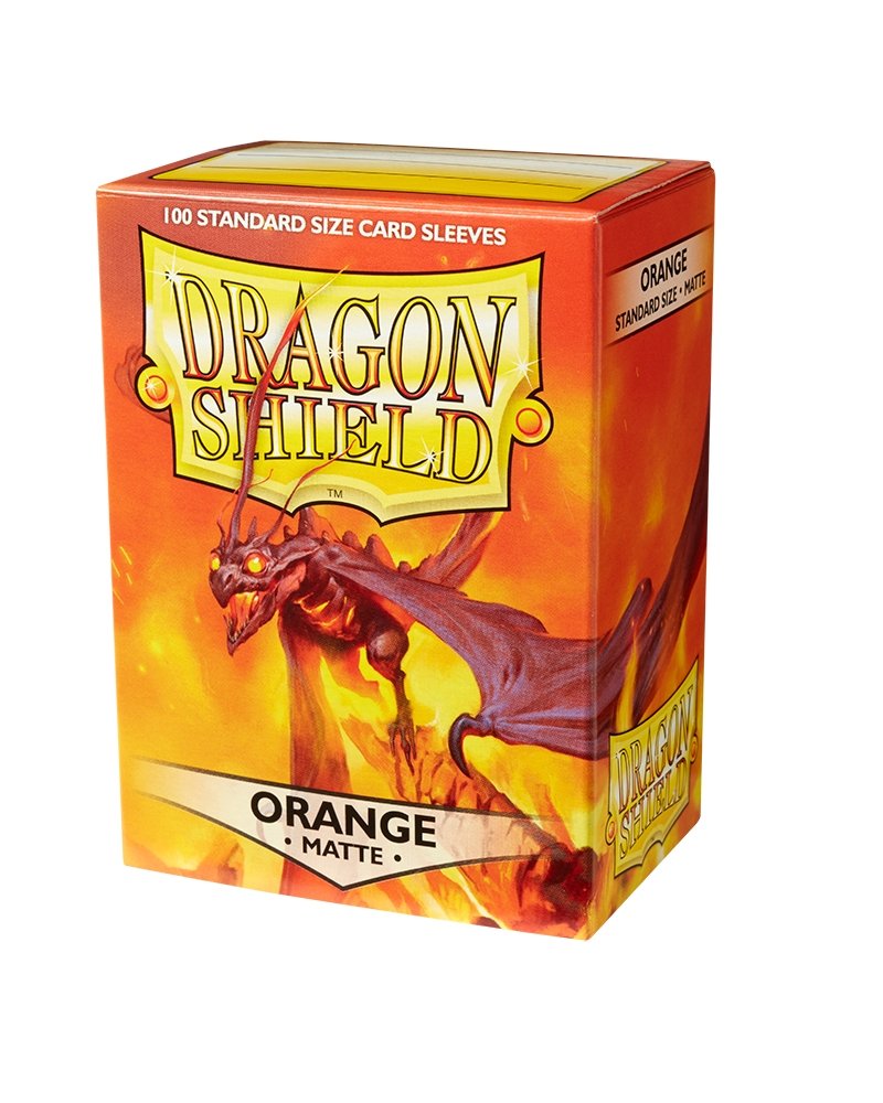 Dragon Shields: Orange Matte 100 - 7th City