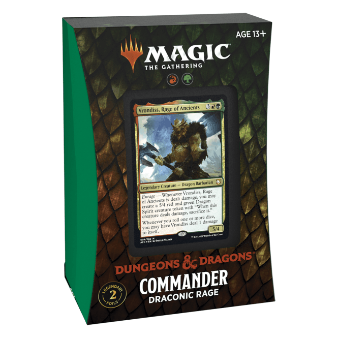 Magic: The Gathering Dungeons & Dragons Commander Deck - Draconic Rage