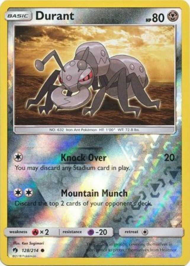 Durant Reverse Holo - 128/214 - Common - Lost Thunder - 7th City