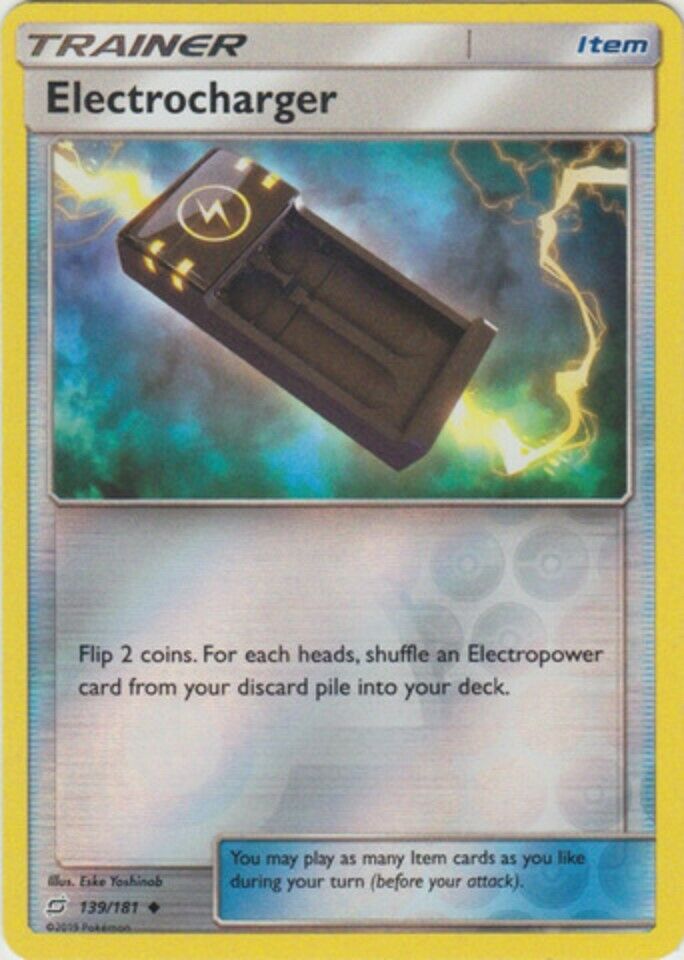 Electrocharger Reverse Holo - 139/181 - Uncommon - Sun & Moon: Team Up - 7th City