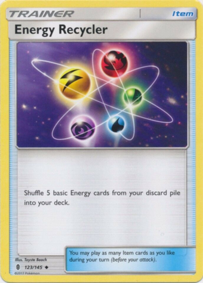 Energy Recycler - 123/145 - Uncommon - Sun & Moon: Guardians Rising - 7th City