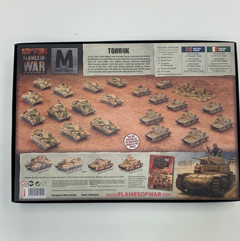 Flames of War Tobruk Starter Set (BD505) - 7th City