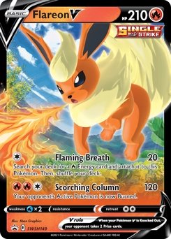 Flareon V - SWSH149/184 - Promo - SWSH Black Star Promos - 7th City