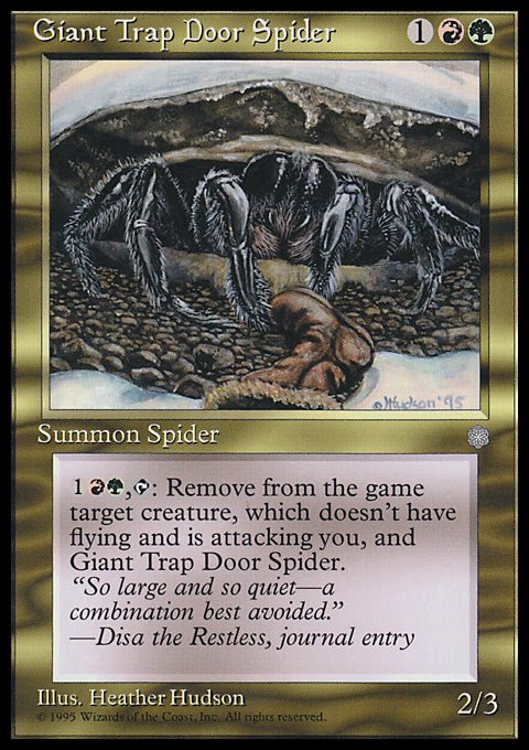 Giant Trap Door Spider - 7th City