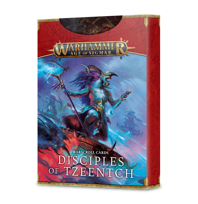 Warhammer Age of Sigmar: Warscroll Cards Disciples of Tzeentch