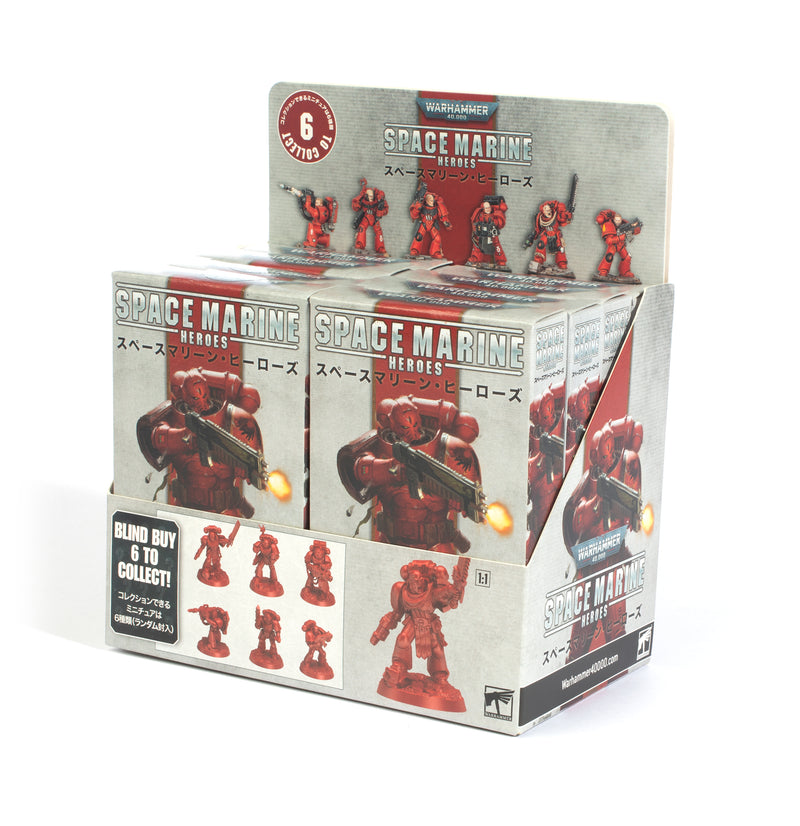 Warhammer 40k Space Marine Heroes -  8 Pack Case Sealed