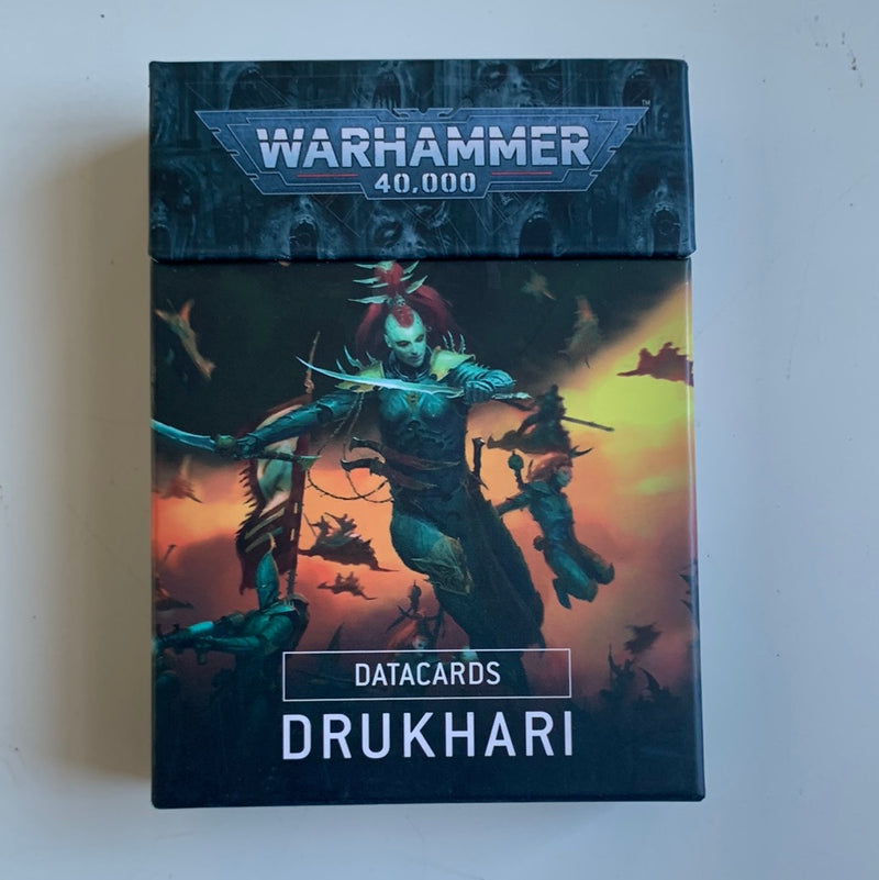 Warhammer 40k Drukhari Datacards (BB039)