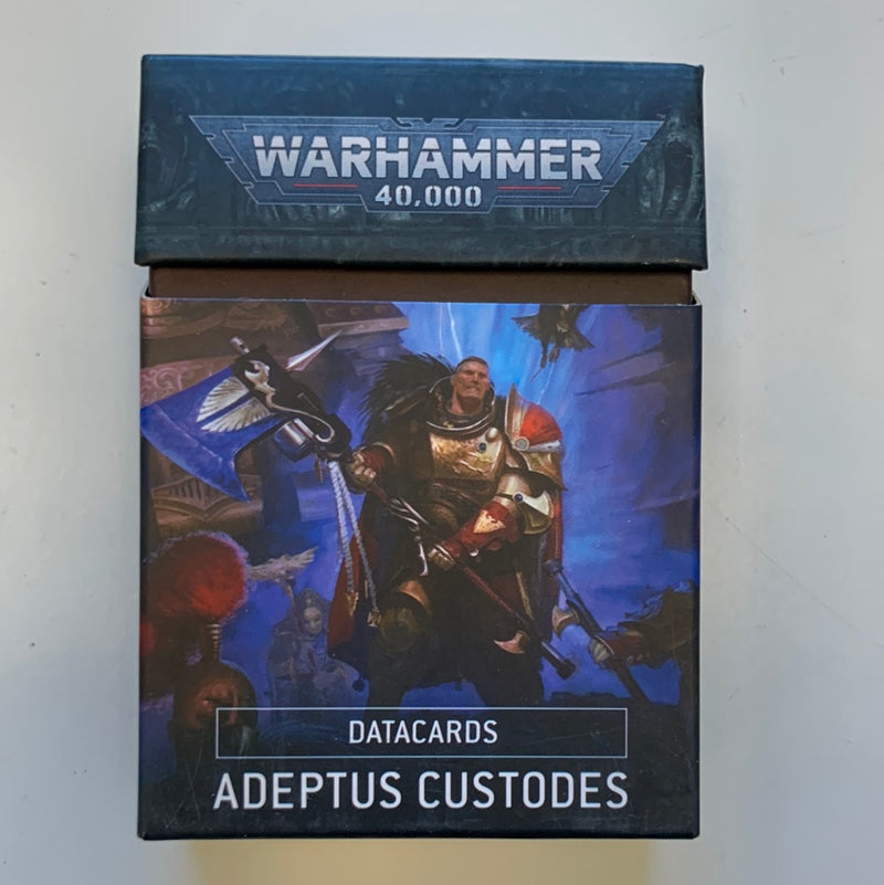 Warhammer 40K Adeptus Custodes Datacards (BB023)