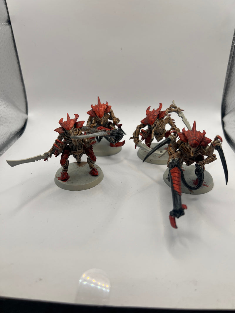 Warhammer 40K Tyranid Warriors  plus Genestealers and resin Ripper swarm  (AU036)