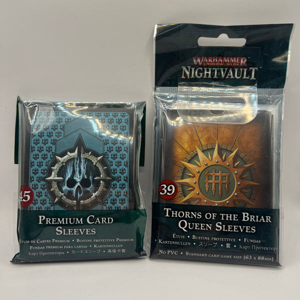 Warhammer Night Vault Thorns of the Briar Queen Sleeves and Premium Card Sleeves (AH055)