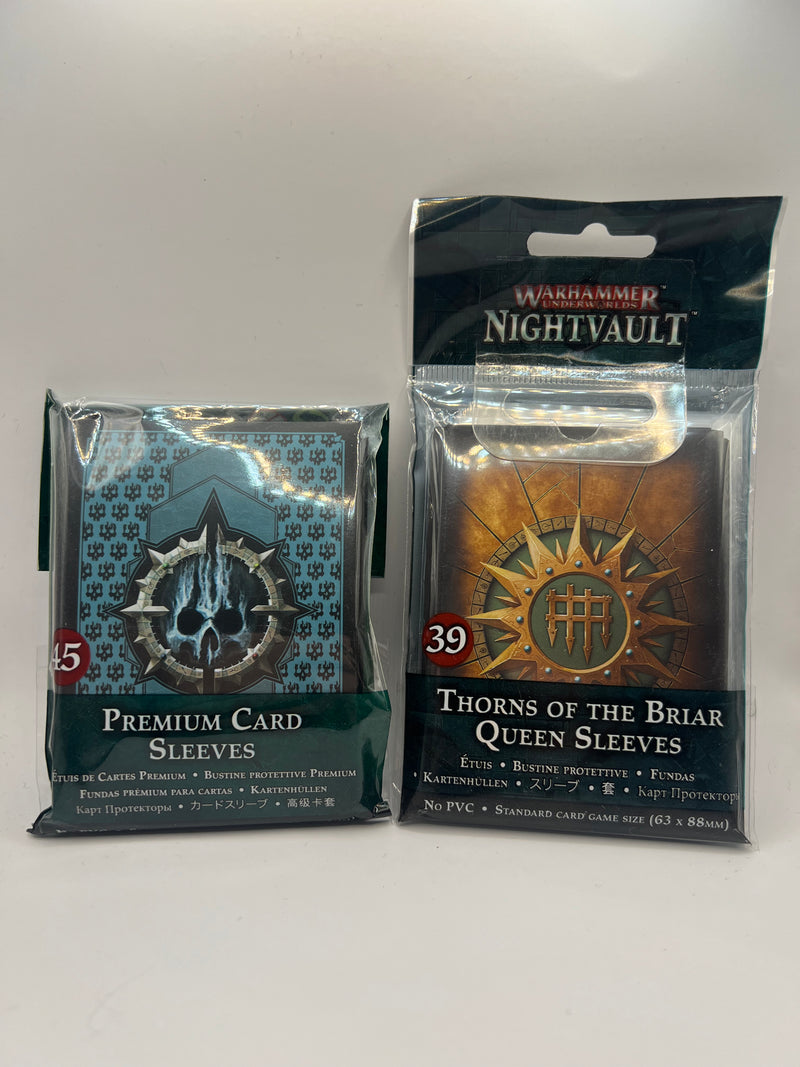 Warhammer Night Vault Thorns of the Briar Queen Sleeves and Premium Card Sleeves  (AH055)