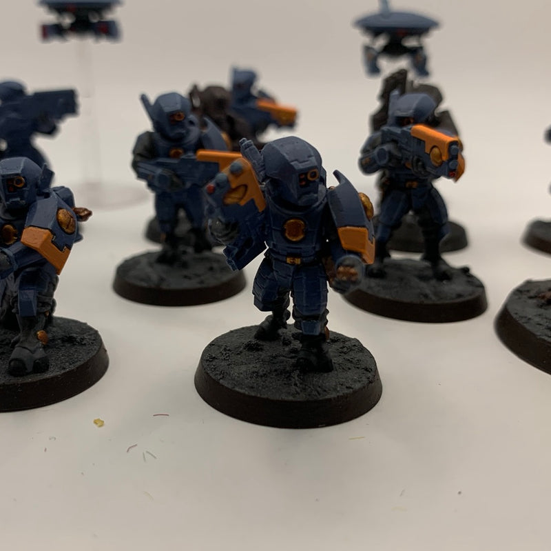 Warhammer 40k T'Au Fire Warriors Breacher Team & Ethereal (AT183)