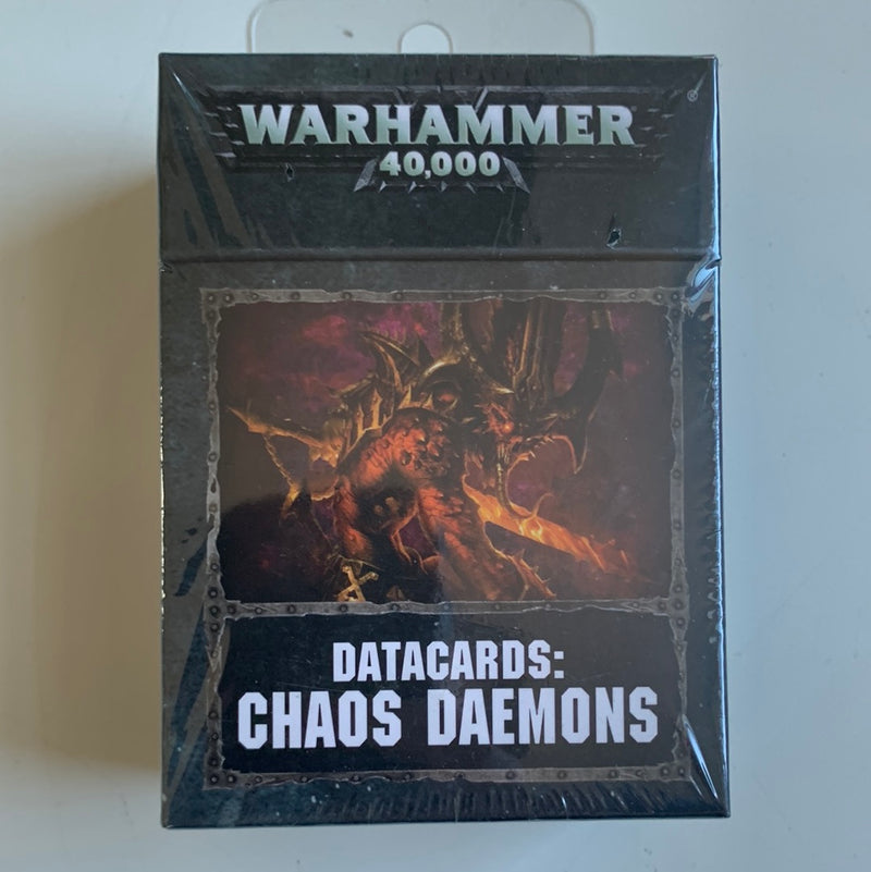 Warhammer 40k Chaos Daemons Datacards (BB041)