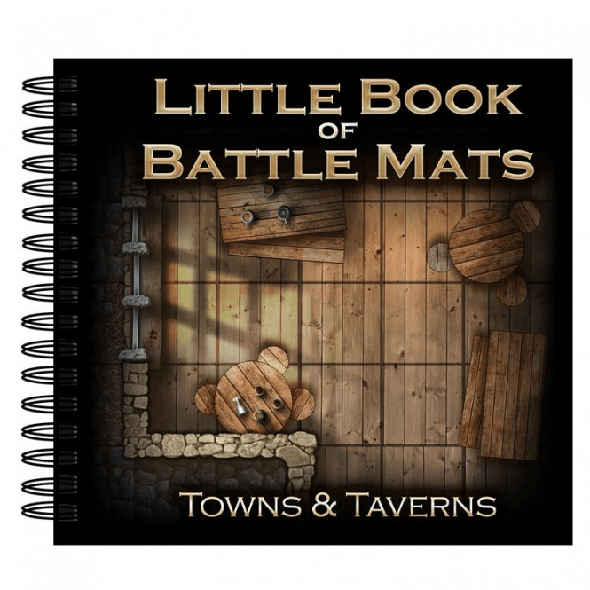 Loke Battle Mats Little Book Of Battle Mats - Towns & Taverns