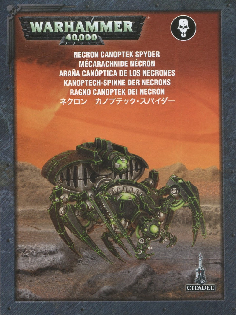Necron Canoptek Spyder