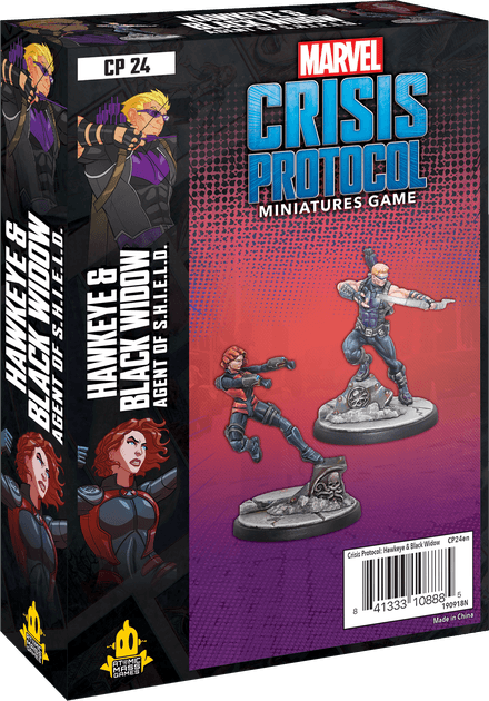 Marvel Crisis Protocol: Hawkeye & Black Widow Character Pack
