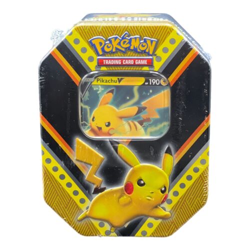 Pokemon TCG: V Powers Tin - (Pikachu) - Contains boosters and V