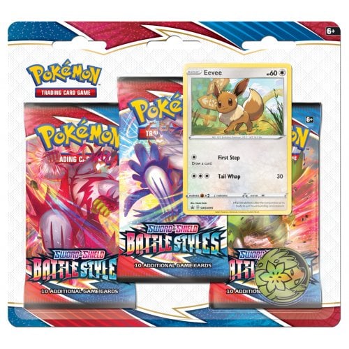 Pokémon Swsh Battle Styles 3 Pack Blister (1 At Random)