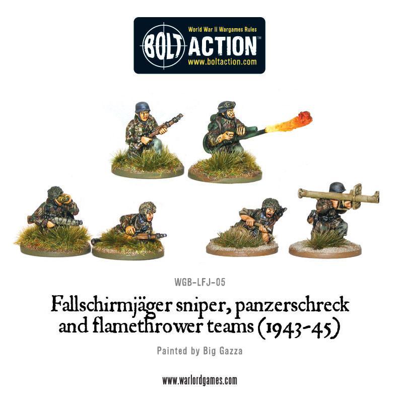 Bolt Action Fallschrimjager Sniper Team
